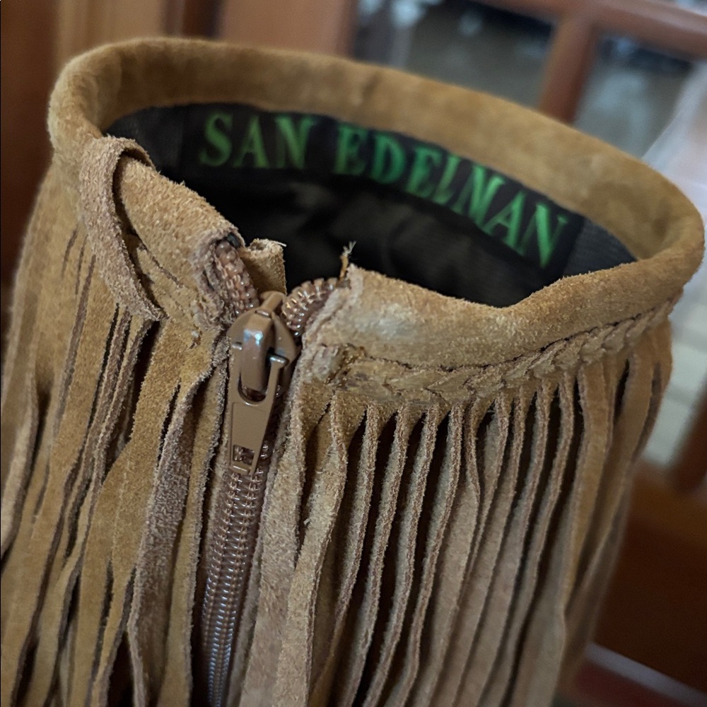 Sam Elderman Tasseled Suede high boots - Picture 13 of 14